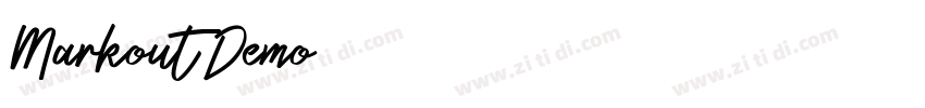 Markout Demo字体转换